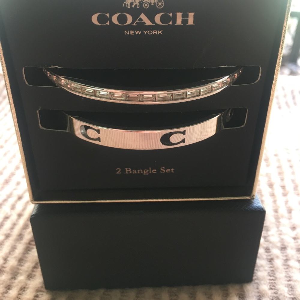 Coach 2 Bangle silver set.